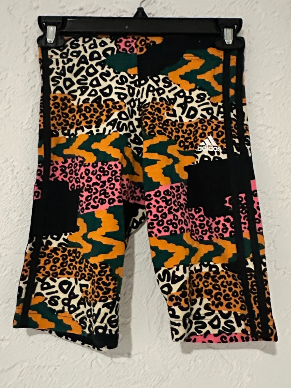 adidas x FARM Rio Animal Print Bike Shorts Multicolor XS NWOT